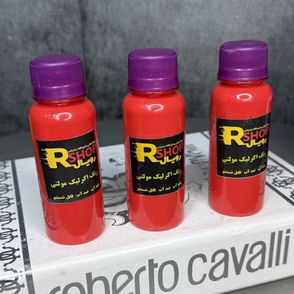 رنگ اکرولیک قرمز