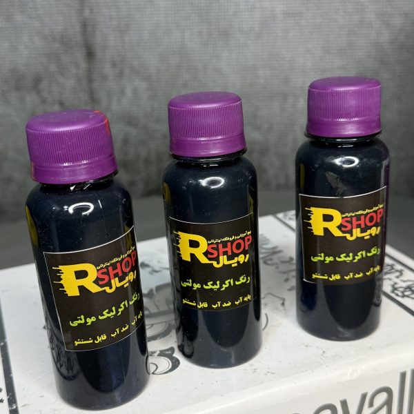 رنگ اکرولیک مشکی