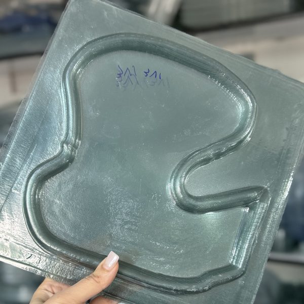 سینی دفرمه طرح چوب کد 174